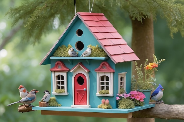 Foto bill's bird house shop un encantador refugio para las aves