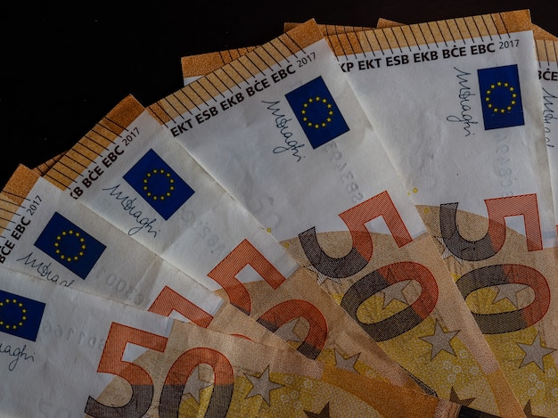 Billetes de euro, Unión Europea