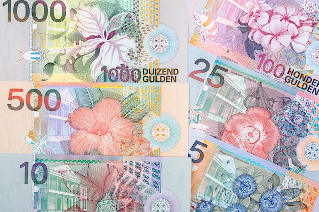 Billetes de florín surinamés