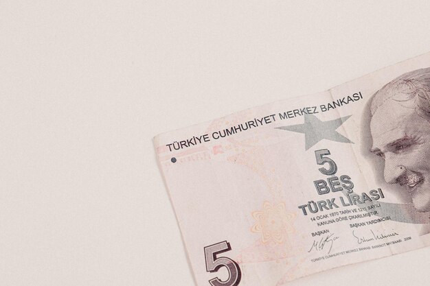Billetes de lira turca moneda turca