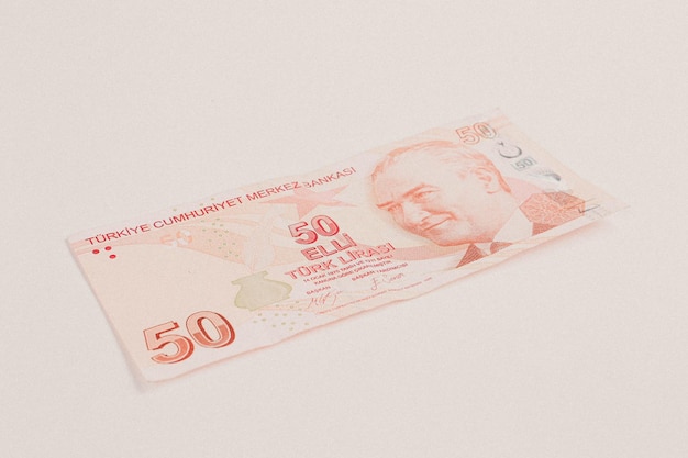 Billetes de lira turca moneda turca