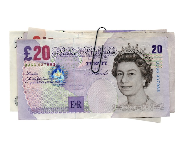 Billetes y monedas de libra, Reino Unido