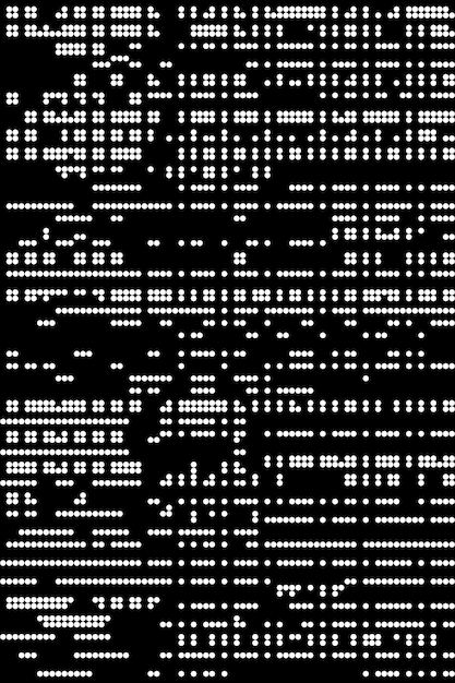 Binäre Ästhetik und fesselnde digitale Kunst