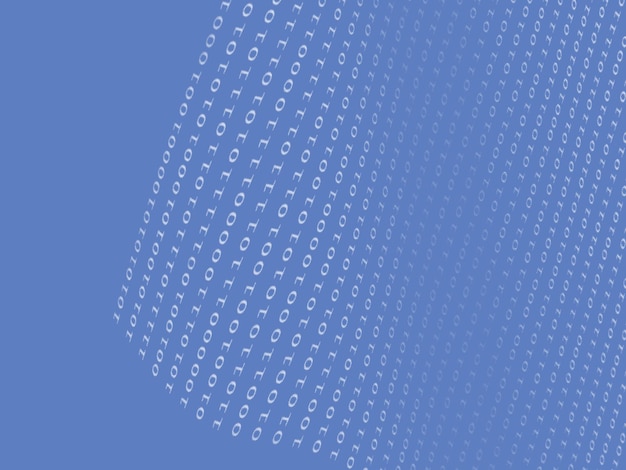 binärzahlenhintergrund mit farbeffekt