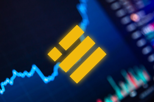 Binance USD Cryptocurrency Tabla de crecimiento de la moneda Binance en la tabla de intercambio