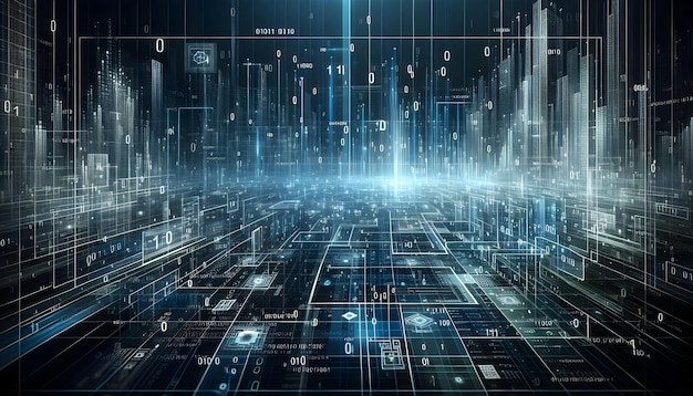 Binary Blueprint Eine digitale Rasterplanung für die binäre Welt von Business und Tech in Business Inn