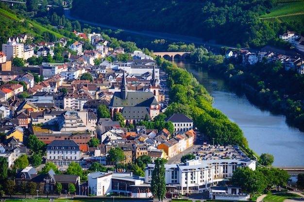 Bingen am Rhein y el río Rin RheinlandPfalz Alemania