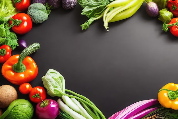 Bio-gesunde Lebensmittel, Gemüse auf grauem Hintergrund, Gemüse, Tomaten, Paprika beim Hacken