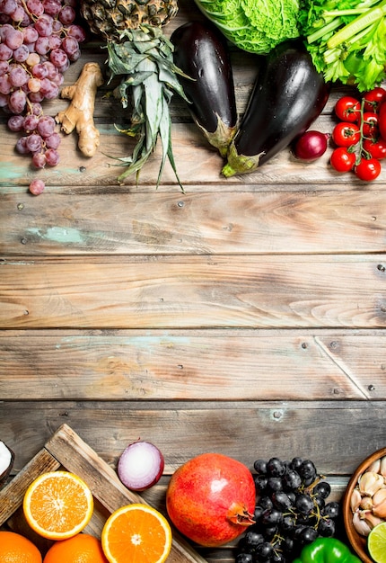 Bio-Lebensmittel Frisches Obst und Gemüse