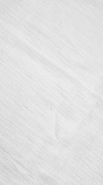 Bio-Stoff-Baumwollhintergrund Weiße Leinen-Leinwand zerknitterter natürlicher Baumwollstoff Natürliche handgefertigte Leinen-Draufsicht-Hintergrund Bio-Öko-Textilien Weiße Stoff-Leinenstruktur