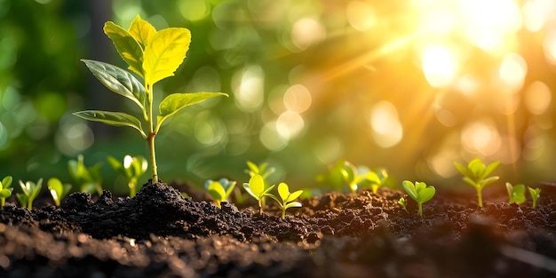 Foto el biocarbono mejora la fertilidad del suelo al aumentar el contenido de carbono, promoviendo el crecimiento óptimo de las plantas.