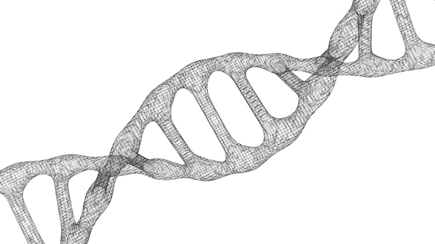 Foto biotecnologia do dna humano