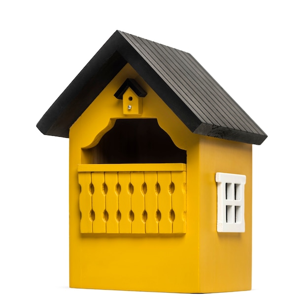 Birdhouse isolada no branco