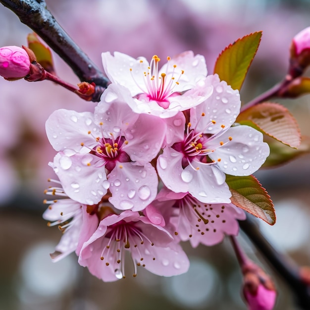 Birnenblüten im Frühling