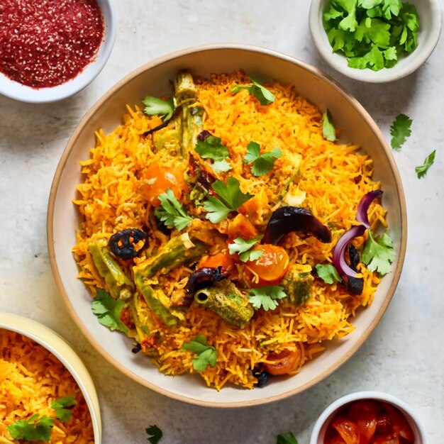 Biryani de vegetais