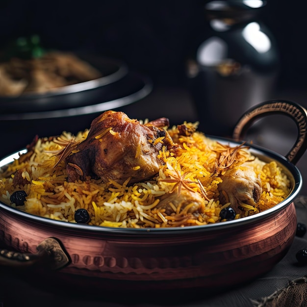 Biryani é um prato misto de arroz