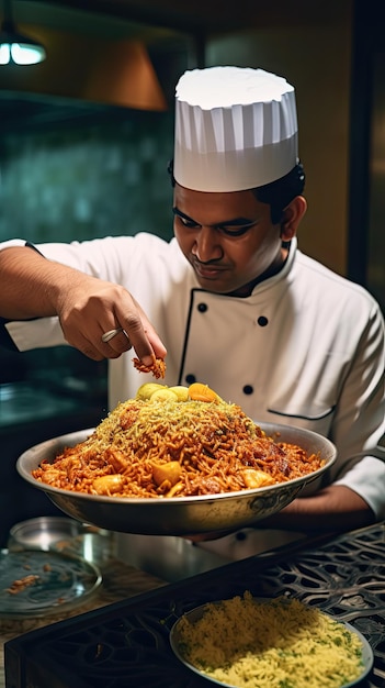 Biryani es un plato de arroz mixto