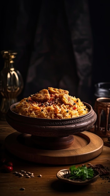 Biryani es un plato de arroz mixto