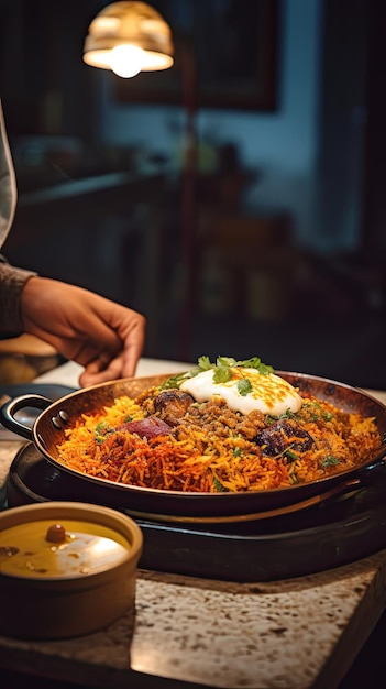 Biryani ist ein gemischtes Reisgericht