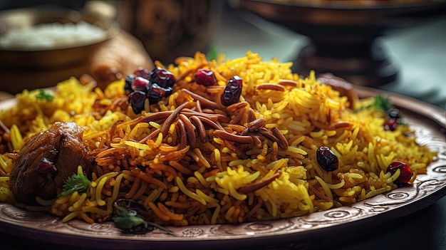 Biryani ist ein gemischtes Reisgericht