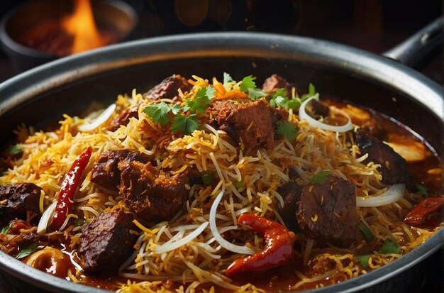 El Biryani de la olla caliente