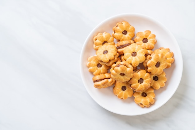 biscoito com geléia de abacaxi