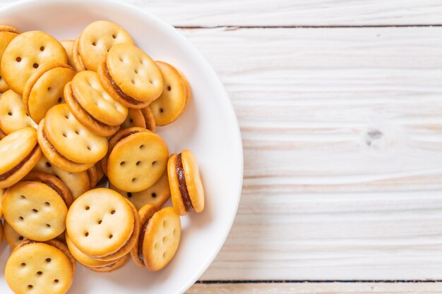 biscoito com geléia de abacaxi