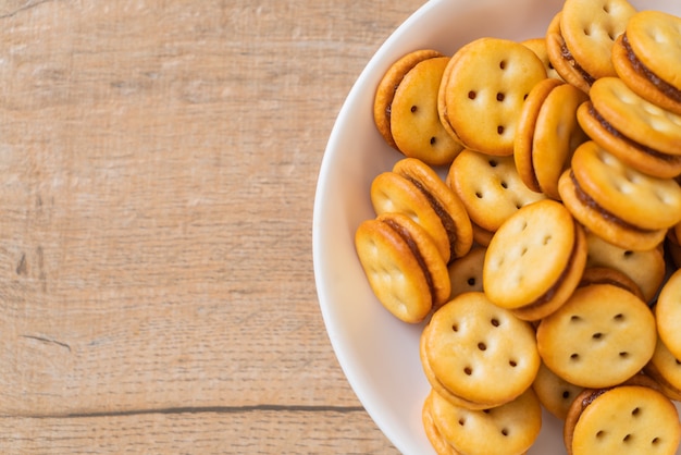 biscoito com geléia de abacaxi