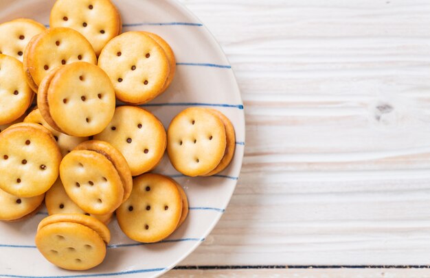 biscoito com geléia de abacaxi