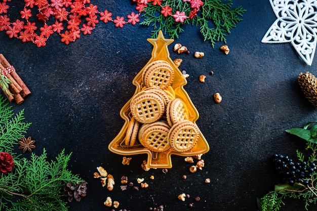 biscoito de gengibre para o natal