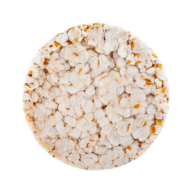 Biscoito de milho isolado no branco