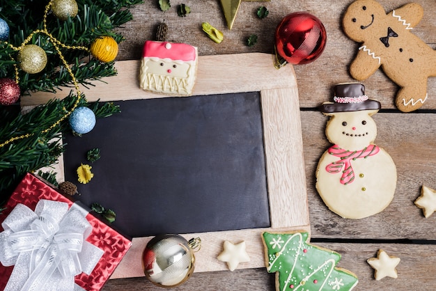 Biscoito de Natal decoração, ano novo em forma de homem de gengibre, árvore de Natal, boneco de neve