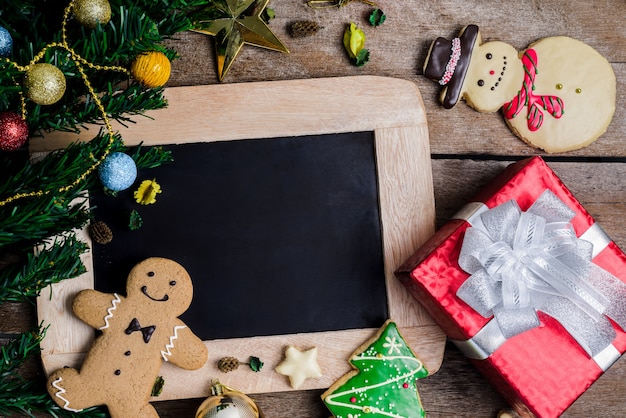 Biscoito de Natal decoração, ano novo em forma de homem de gengibre, árvore de Natal, boneco de neve