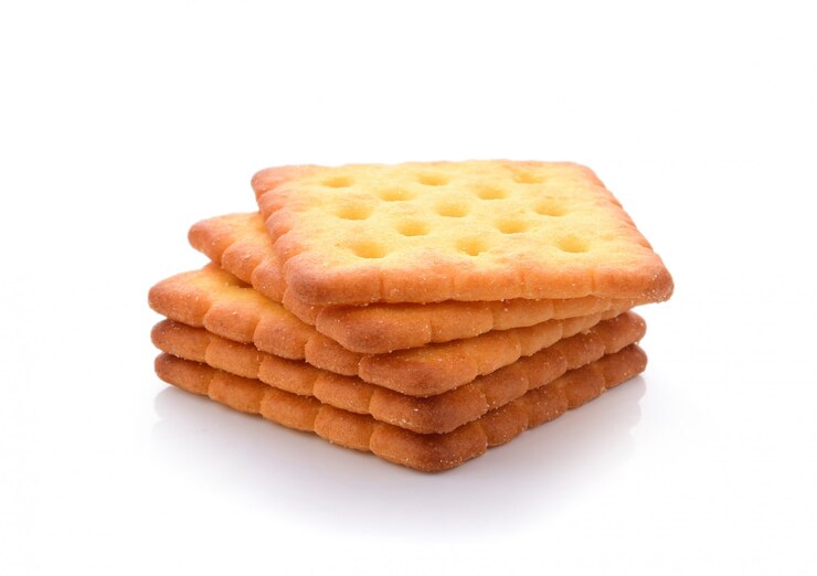 Foto biscoito isolado no branco isolado
