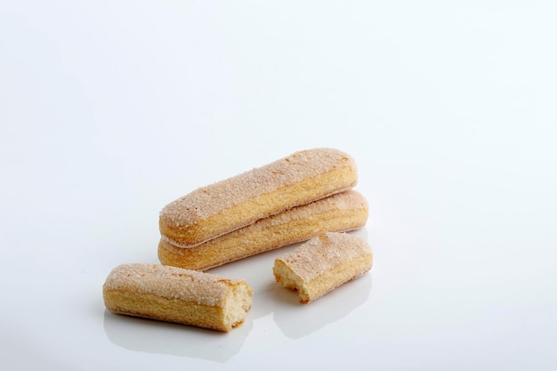 Biscoito Italiano Savoiardi Lady Finger Biscoitos Doces Biscoitos de Esponja para Tiramisu