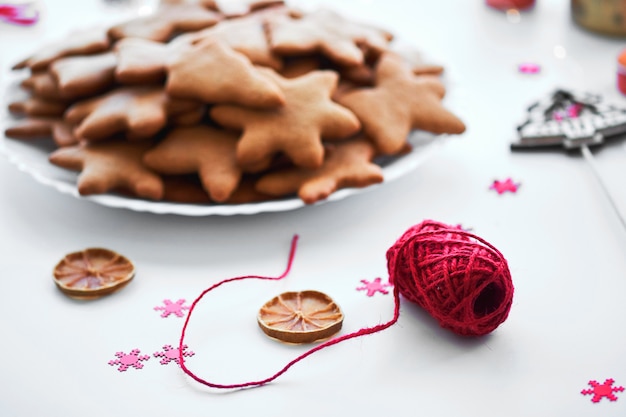 Foto biscoitos caseiros de gengibre