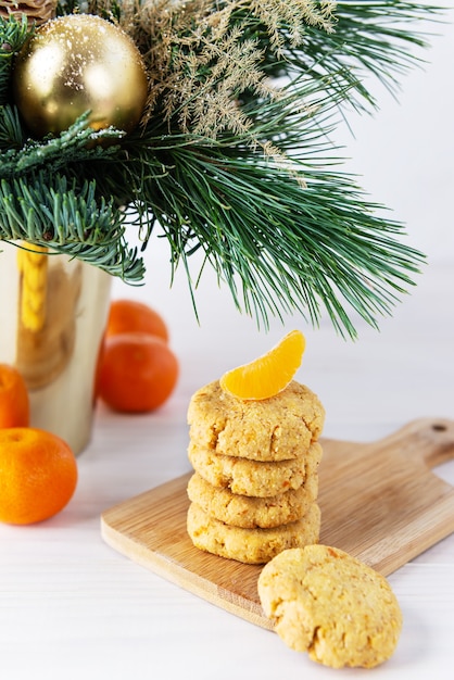 Biscoitos caseiros deliciosos de natal