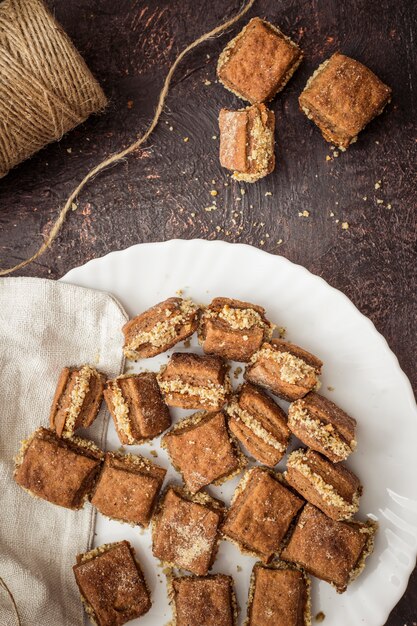 Biscoitos caseiros doces.