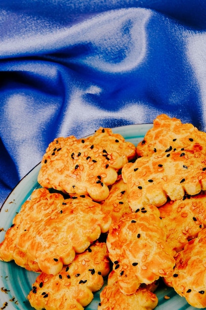 biscoitos com chocolate escuro