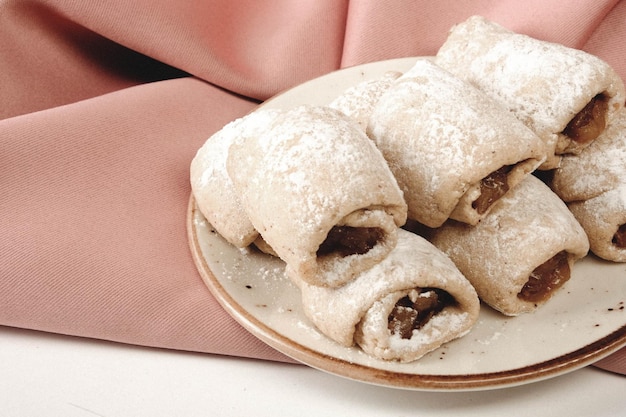 biscoitos com chocolate escuro