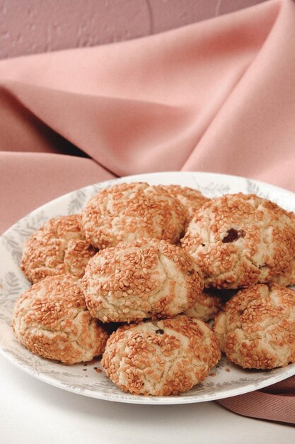 biscoitos com chocolate escuro