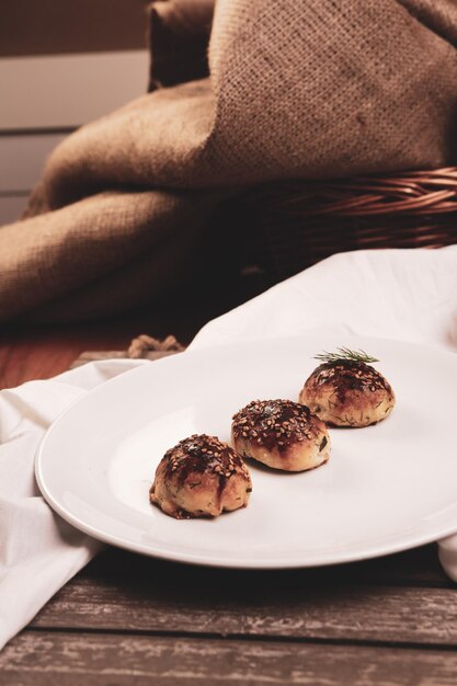 biscoitos com chocolate escuro