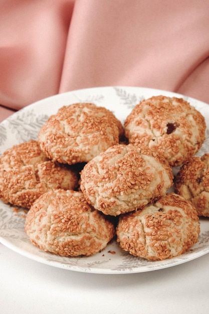 biscoitos com gotas de chocolate amargo