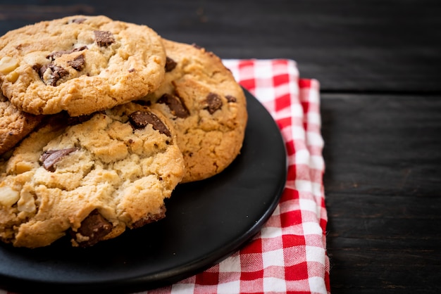 Biscoitos com pepitas de chocolate