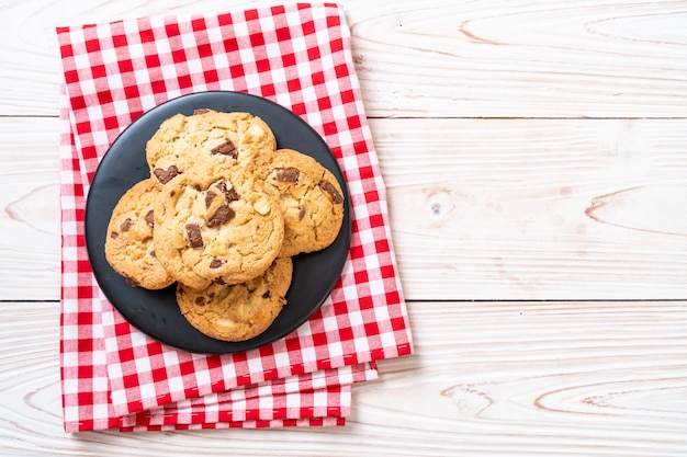 Biscoitos com pepitas de chocolate