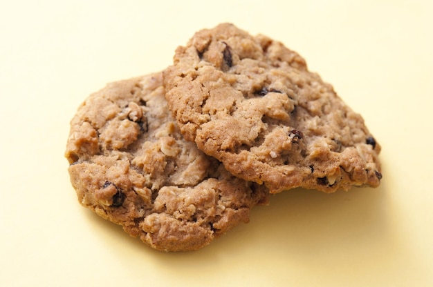 Biscoitos crocantes do país em amarelo