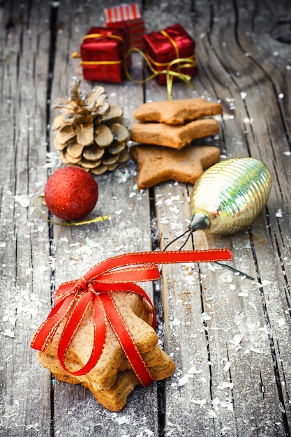 Biscoitos da família para o natal