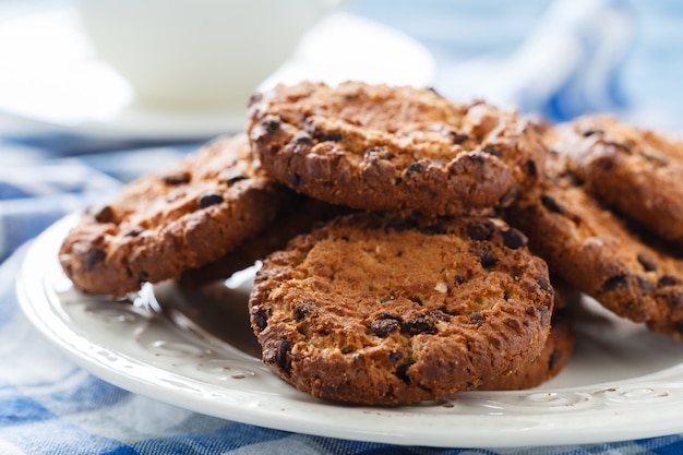 Foto biscoitos de aveia caseiros