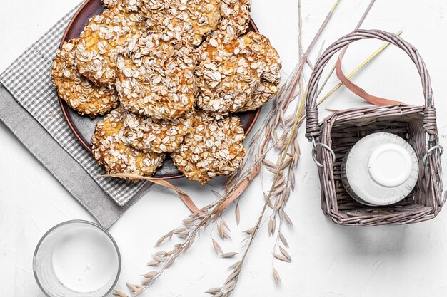 Biscoitos de aveia caseiros