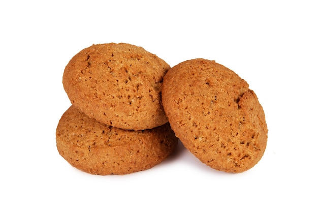 Biscoitos de aveia isolados